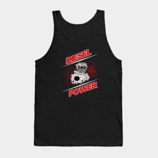 Diesel Power Diesel Driver Engine Tank Top